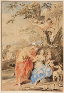 Jupiter og Mnemosyne av Jacob de Wit