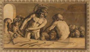 Hercules henter Cerberus fra underverdenen (Charon, Ferryman of the Styx)