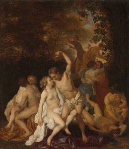 Scene med Bacchantes