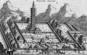 Paolinx-pagoden, fra en beretning om en nederlandsk ambassade til Kina av Jacob van Meurs