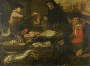 Fiskehandlere av Jacob van Nieulandt