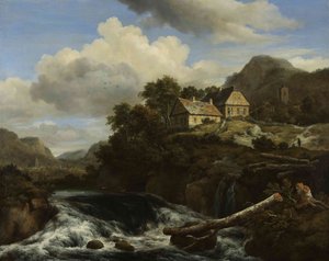 En foss av Jacob van Ruisdael
