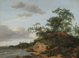 Sanddyner ved havet, 1648. av Jacob van Ruisdael