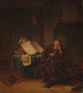 Filosof i sitt studie av Jacob van Spreeuwen