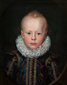 Barneportrett av en prins (olje på lerret) av Jacob van der (fl.1610-29) Doordt