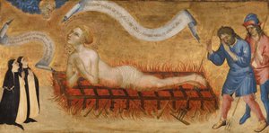 Martyrdom of Saint Lawrence, med to benediktinske nonner