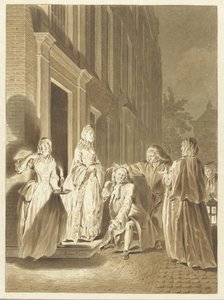 Scene fra Lubbert Lubbertse, eller den adelige bonden