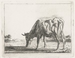 beitende ku av Jacobus Cornelis Gaal