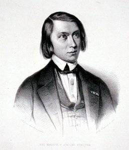 Portrett av Josephus Hermanus Verhulst (1816-91) (gravering) av Jacobus Everardus Josephus van den (after) Berg