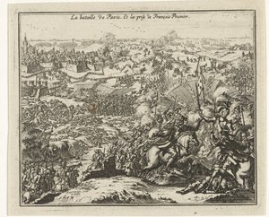 Slaget ved Pavia Fengsling av Frans I, konge av Frankrike La bataille de Pavie. Et la pris av François Priemier (tittel på objekt)