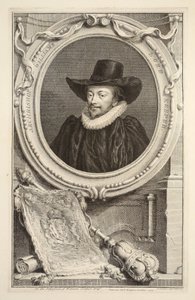 Portrett av erkebiskop Williams, Lord Keeper of the Seal, illustrasjon fra 