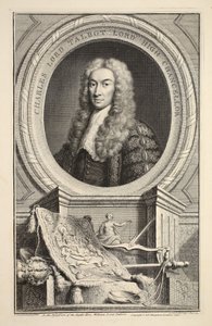 Portrett av Charles, Lord Talbot, illustrasjon fra 