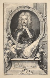 Portrett av Charles Mordaunt, jarl av Peterborough, illustrasjon fra 