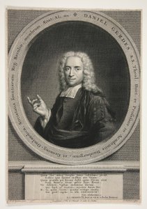 Portrett av Daniel Gerdes, etter J.M. Quinkhart av Jacobus Houbraken