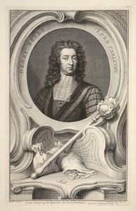 Portrett av Henry Boyle, Lord Carleton, illustrasjon fra 