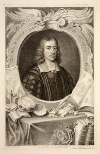 Portrett av Thomas Willis, M.D., illustrasjon fra 