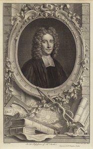 Samuel Clarke , engelsk filosof og prest (gravering)