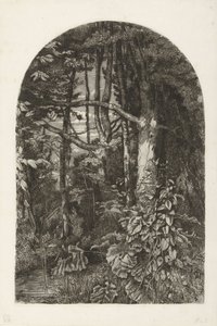 Skog med bekk av Jacobus Ludovicus Cornet