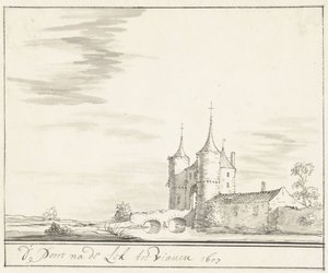 Porten på Lek i Vianen i 1607