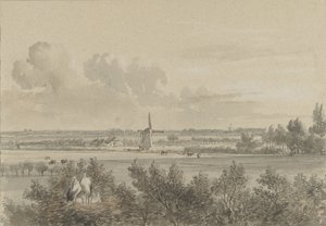 Landskap nær Maarssen av Jacobus Theodorus Abels