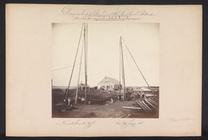 Nedre damppumpestasjon med sentrifugalpumper / Nieuwerkerk aan den IJssel den 15. juni 1868 (tittel på objekt) Gjenvinning av innsjøene i Schieland øst for Rotterdam (serietittel på objekt)