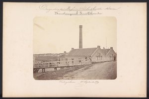 Øvre damppumpestasjon Prins Alexander / Kralingscheveer 18. september 1869 (tittel på objekt) Drenering av Plassen i Schieland øst for Rotterdam (serietittel på objekt)