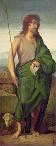 Døperen Johannes (olje på panel)