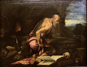Den botferdige Sankt Hieronymus av Jacopo Bassano