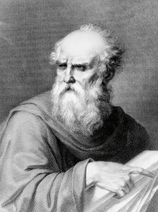 Portrett av Marcus Vitruvius Pollio kjent som Vitruvius (1. århundre f.Kr.), romersk arkitekt og forfatter, gravering av Jacopo Bernardi basert på en tegning av Vincenzo Ray av Jacopo Bernardi