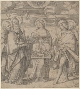 Skytshelgener av Bologna av Jacopo Francia