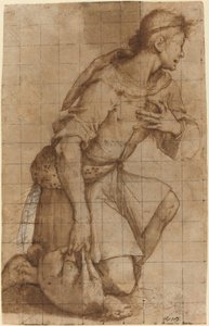 Knelende gjeter av Jacopo Ligozzi