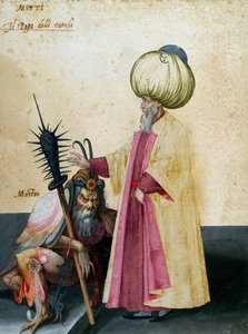 Mufti og monster, tegning av Jacopo Ligozzi (1547-1627)