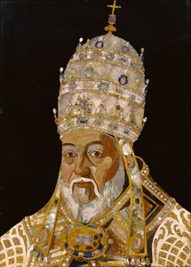 Portrett av pave Clement VIII, 1600-1 (pietra dura)