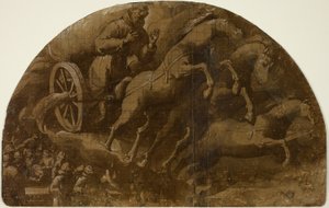 Study for the Vision of Saint Francis of Assisi Taken to Heaven in a Fiery Chariot   1297467   no       norwegian Successfully Translated  Original: Design for a tablecloth Publisher M. K. Tenisheva and S. I. Mamontov, 1900s Translat: Design for a tableclo av Jacopo Ligozzi