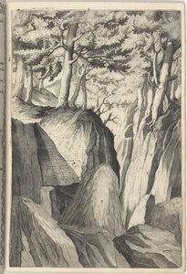 The Prominent Rock (Sasso spicco) [plate I] av Jacopo Ligozzi
