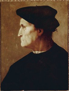 Profilportrett av Francesco da Castiglione av Jacopo Pontormo