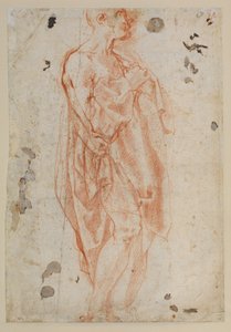 Studie for Saint Jerome av Jacopo Pontormo