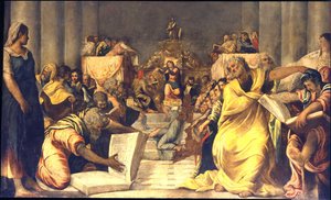 Kristus blant legene av Jacopo Robusti Tintoretto