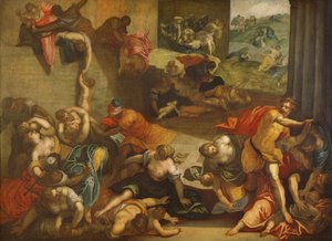 Massakren på de uskyldige av Jacopo Robusti Tintoretto