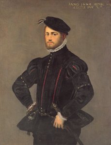 Portrett av en ung mann, 22 år gammel, 1554
