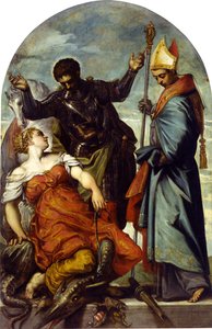 Saint Louis av Toulouse og Saint George, 1552. av Jacopo Robusti Tintoretto