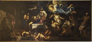 Saint Rochh i fengsel besøkt av en engel, 1567. av Jacopo Robusti Tintoretto
