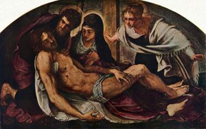 Deponeringen, 1563, 1930. av Jacopo Robusti Tintoretto