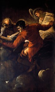 Evangelistene Lukas og Matteus av Jacopo Robusti Tintoretto