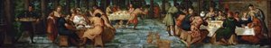 Belsasarfesten, ca 1543. av Jacopo Robusti Tintoretto