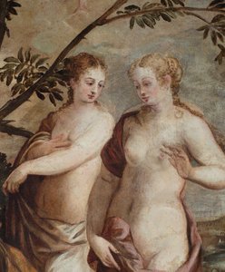 The Judgment of Paris Detail. av Jacopo Robusti Tintoretto