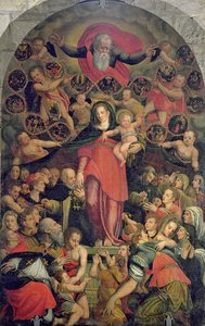 Madonna av rosenkransen, ca. 1569