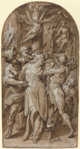 Martyrdommen til Saint Apollonia av Jacopo Zucchi
