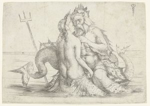 Triton og Nereid i omfavnelse