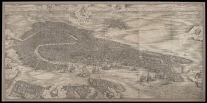 Utsikt over Venezia, 1500